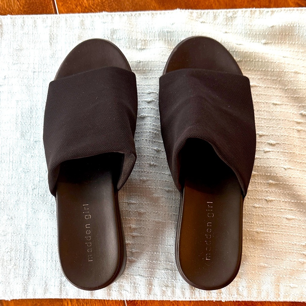Madden Girl Sark Brown Mules